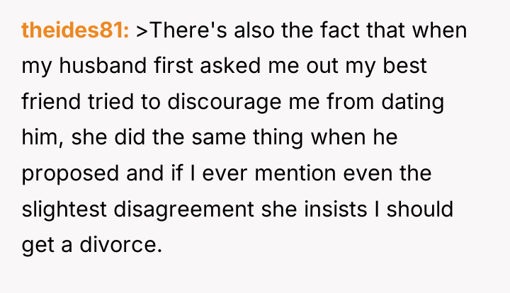 theides81 >There's also the fact that when my husband first...