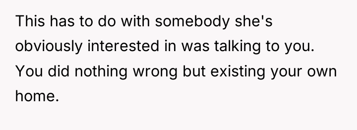 This has to do with somebody she's obviously interested in...