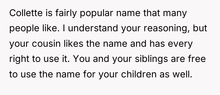 Collette is fairly popular name that many people like. I...