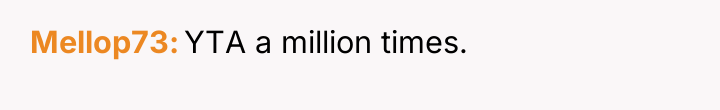 Mellop73 YTA a million times.