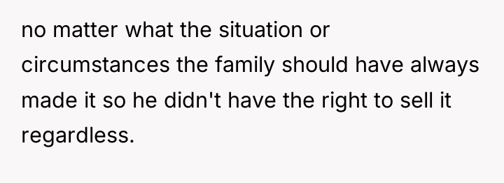 no matter what the situation or circumstances the family should...