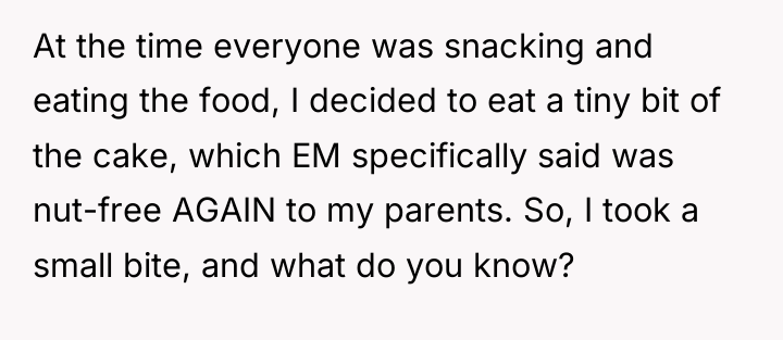 At the time everyone was snacking and eating the food,...