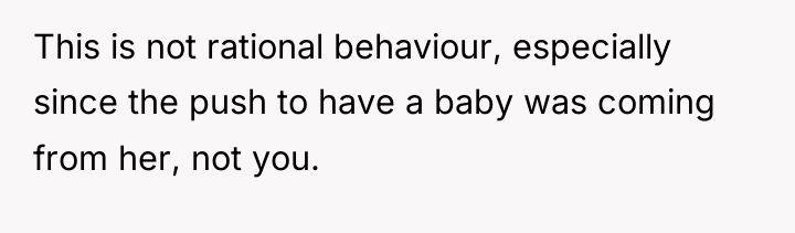 This is not rational behaviour, especially since the push to...