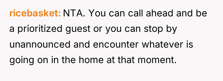 ricebasket NTA. You can call ahead and be a prioritized...