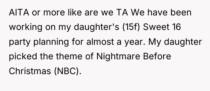 AITA or more like are we TA We have been...