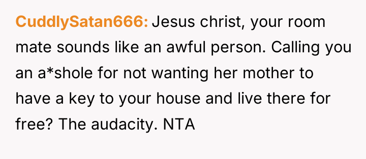 CuddlySatan666 Jesus christ, your room mate sounds like an awful...