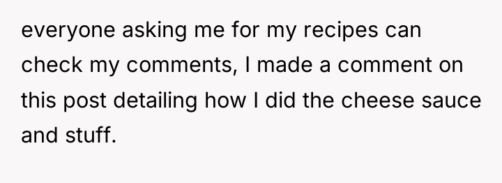 everyone asking me for my recipes can check my comments,...