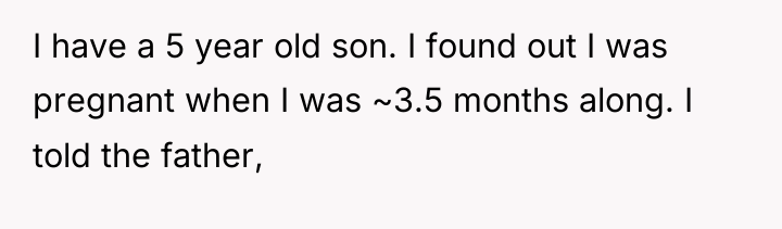 I have a 5 year old son. I found out...