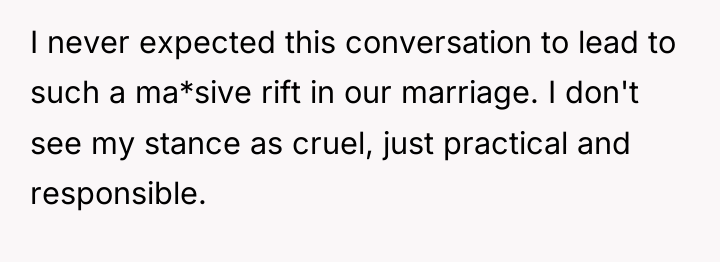 I never expected this conversation to lead to such a...
