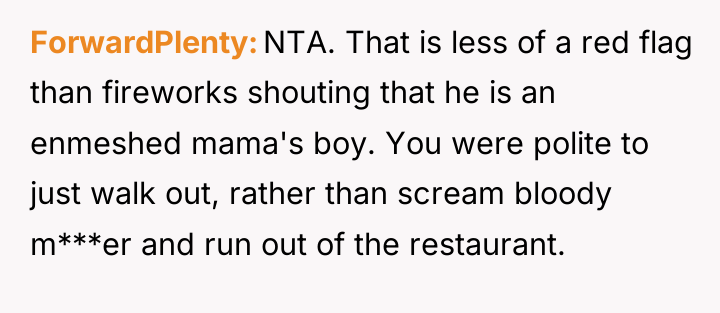 ForwardPlenty NTA. That is less of a red flag than...
