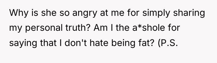 Why is she so angry at me for simply sharing...