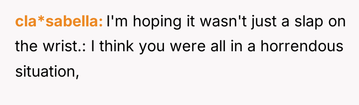 cla*sabella I'm hoping it wasn't just a slap on the...