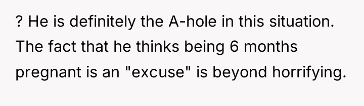 ? He is definitely the A-hole in this situation. The...