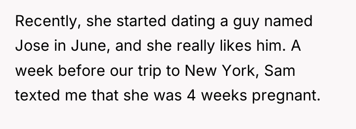 Recently, she started dating a guy named Jose in June,...