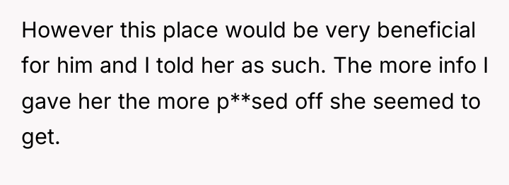 However this place would be very beneficial for him and...