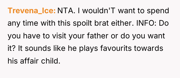 Trevena_Ice NTA. I wouldn'T want to spend any time with...