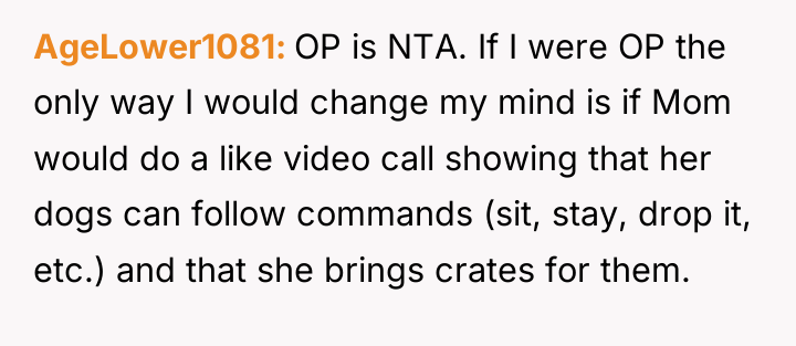AgeLower1081 OP is NTA. If I were OP the only...