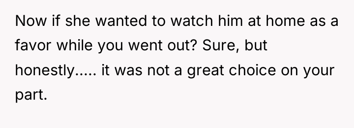 Now if she wanted to watch him at home as...