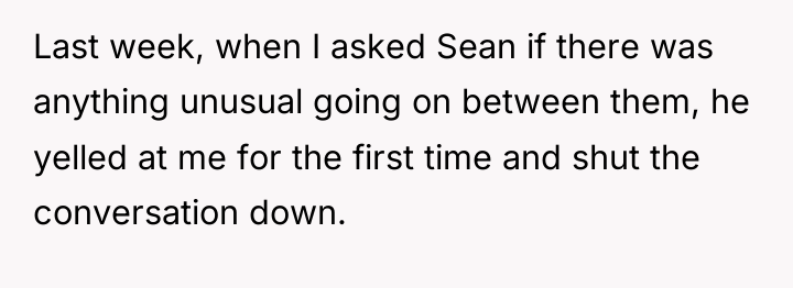 Last week, when I asked Sean if there was anything...