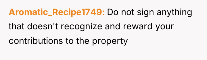 Aromatic_Recipe1749 Do not sign anything that doesn't recognize and reward...