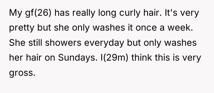 My gf(26) has really long curly hair. It's very pretty...