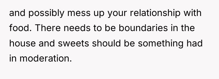 and possibly mess up your relationship with food. There needs...