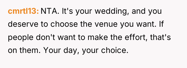 cmrtl13 NTA. It's your wedding, and you deserve to choose...