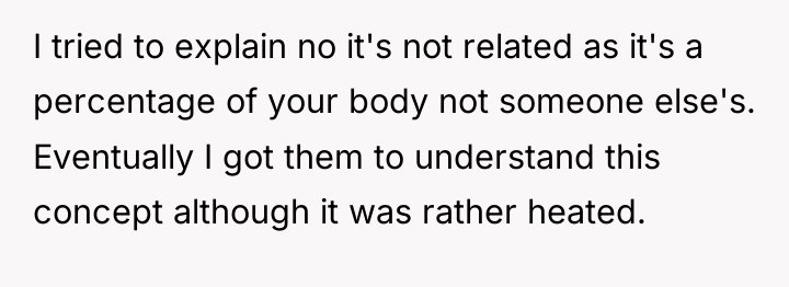 I tried to explain no it's not related as it's...