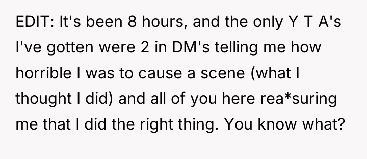 EDIT: It's been 8 hours, and the only Y T...