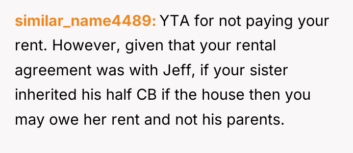 similar_name4489 YTA for not paying your rent. However, given that...