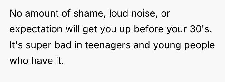 No amount of shame, loud noise, or expectation will get...