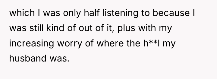 which I was only half listening to because I was...