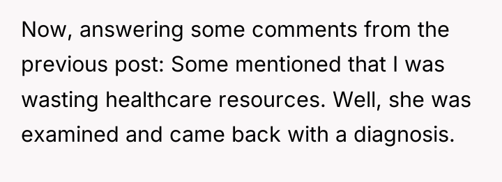 Now, answering some comments from the previous post: Some mentioned...