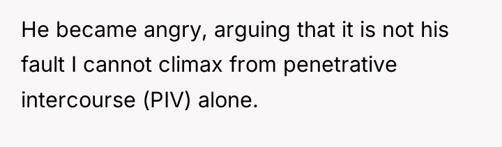 He became angry, arguing that it is not his fault...