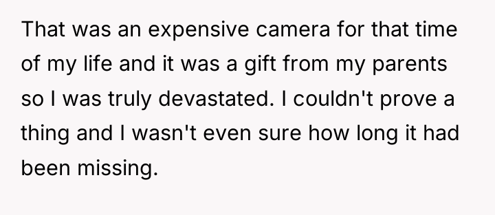 That was an expensive camera for that time of my...