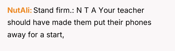 NutAli Stand firm.: N T A Your teacher should have...
