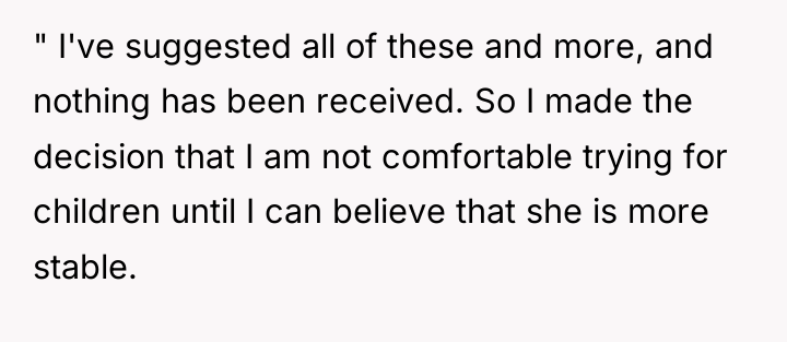 " I've suggested all of these and more, and nothing...