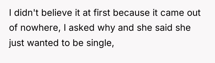 I didn't believe it at first because it came out...
