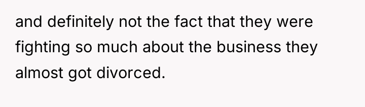 and definitely not the fact that they were fighting so...