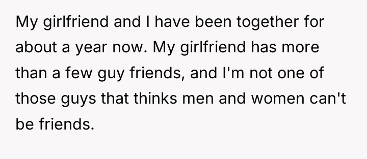 My girlfriend and I have been together for about a...