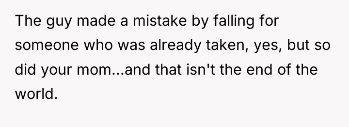 The guy made a mistake by falling for someone who...