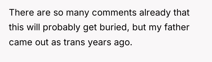 There are so many comments already that this will probably...