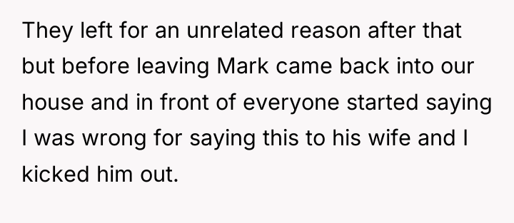 They left for an unrelated reason after that but before...