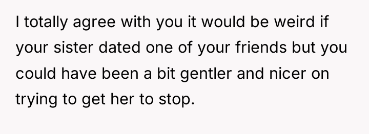 I totally agree with you it would be weird if...