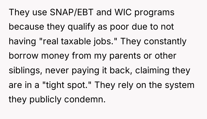 They use SNAP/EBT and WIC programs because they qualify as...
