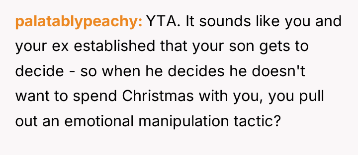 palatablypeachy YTA. It sounds like you and your ex established...