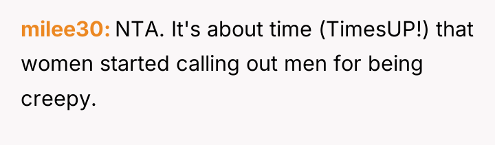 milee30 NTA. It's about time (TimesUP!) that women started calling...