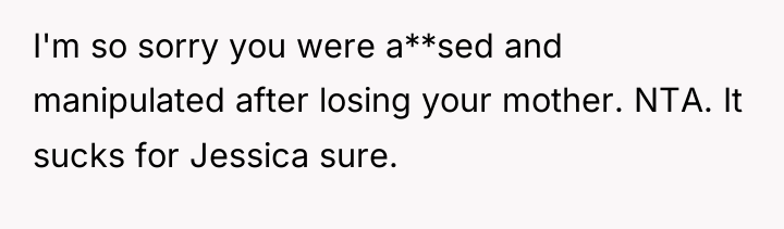 I'm so sorry you were a**sed and manipulated after losing...