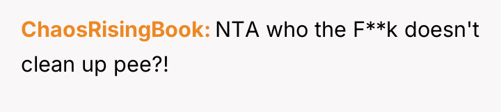 ChaosRisingBook NTA who the F**k doesn't clean up pee?!