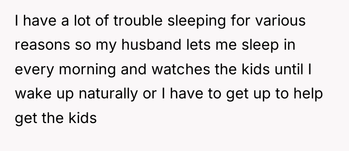 I have a lot of trouble sleeping for various reasons...